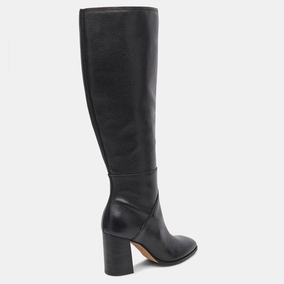 Dolce Vita Fynn Knee Boots in Onyx Leather, Size 10M, New with Tag MSRP $260 - Picture 6 of 16